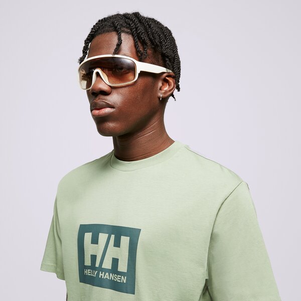 Vīriešu t krekli HELLY HANSEN T-SHIRT HH BOX T 53285406 krāsa zaļa