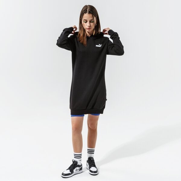 Sieviešu PUMA KLEITA ESS HOODED SPORTA   KOSTIMSS FL - PUMA BLACK 58912901 krāsa melna