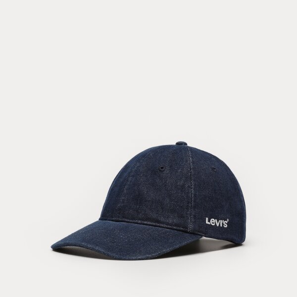 Sieviešu cepure ar nagu LEVI'S CEPURE ESSENTIAL CAP d75890004 krāsa zila