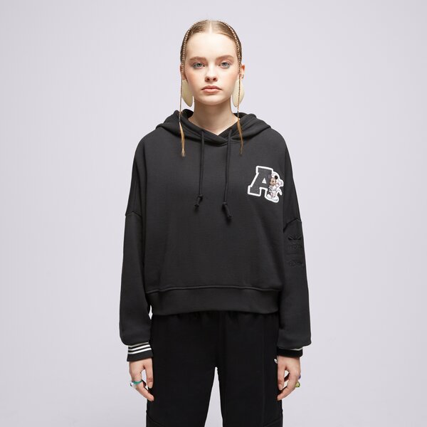 Sieviešu džemperis ADIDAS  DŽEMPERIS AR KAPUCI  DISNEY HOODIE hl9054 krāsa melna