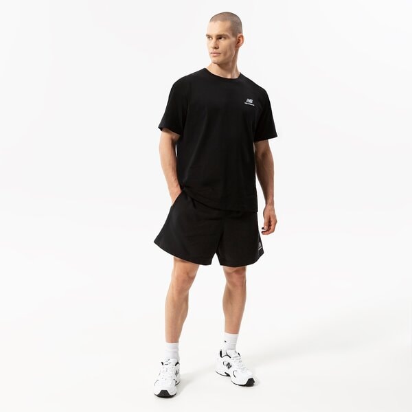 Vīriešu šorti NEW BALANCE ŠORTI NB ESSENTIALS UNI-SSENTIALS FLEECE SHORT us21500bk krāsa melna