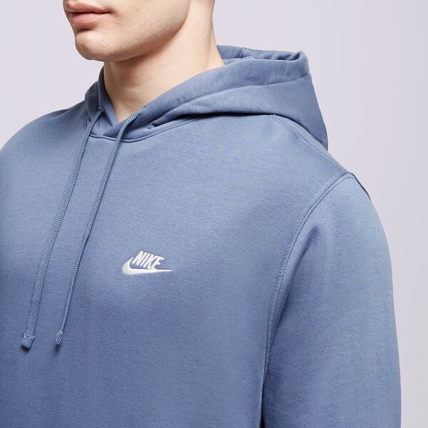 Vīriešu džemperis NIKE  DŽEMPERIS AR KAPUCI  SPORTSWEAR CLUB FLEECE bv2654-491 krāsa zila