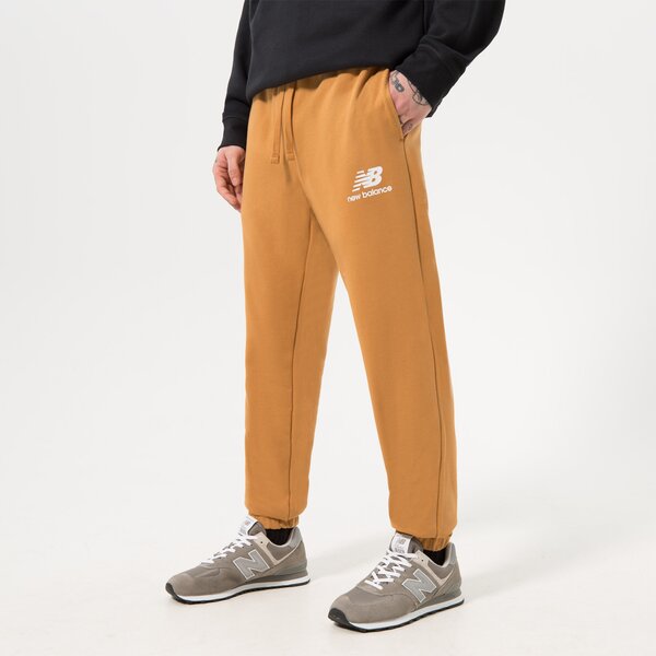 Vīriešu bikses NEW BALANCE BIKSES NB ESSENTIAL STACKED mp31539tob krāsa brūna