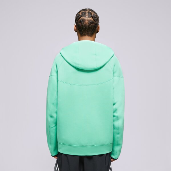 Vīriešu džemperis NIKE  DŽEMPERIS AR KAPUCI    M NK TCH FLC FZ WR HOODIE fb7921-363 krāsa zaļa