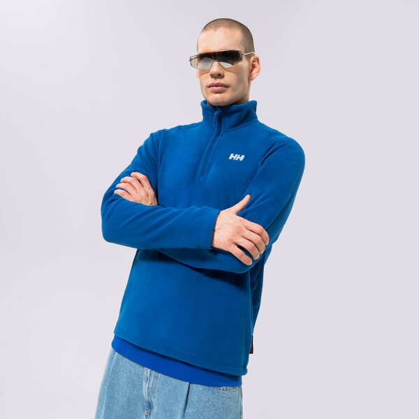 Vīriešu džemperis HELLY HANSEN DŽEMPERIS DAYBREAKER 1/2 ZIP FLEECE 50844606 krāsa tumši zila
