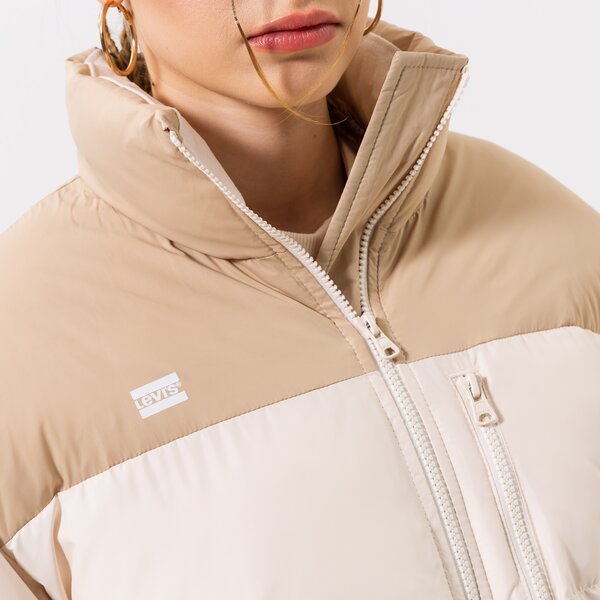 Sieviešu ziemas jaka LEVI'S JAKA ZIEMAS NOE SHORT PUFFER a3286-0000 krāsa bēša