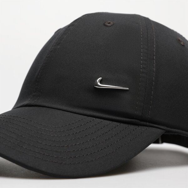 Sieviešu cepure ar nagu NIKE CEPURE U NK DF CLUB CAP U CB MTSWSH fb5372-010 krāsa melna