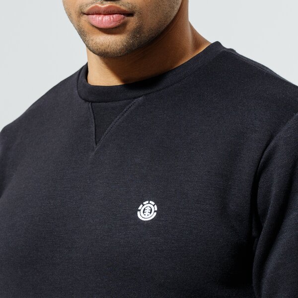 Vīriešu džemperis ELEMENT DŽEMPERIS CORNELL CLASSIC CR w1crb5-3732 krāsa melna