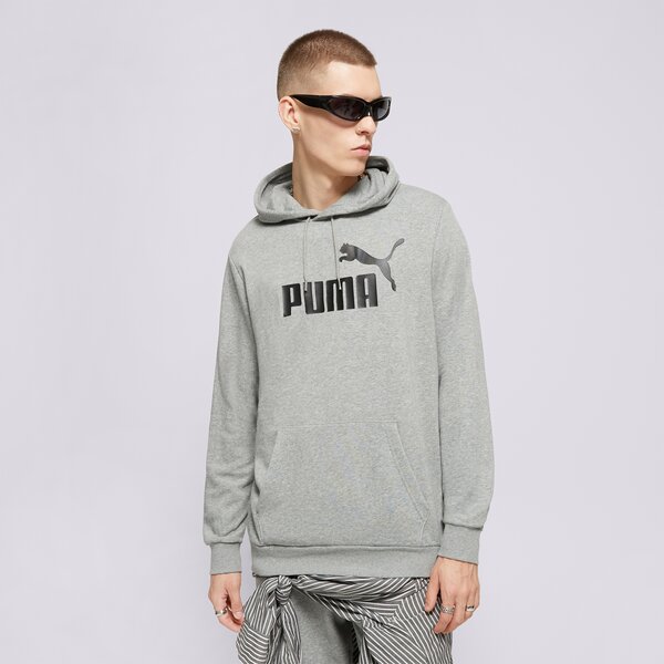 Vīriešu džemperis PUMA DŽEMPERIS ESS BIG LOGO HOODIE 58668803 krāsa pelēka