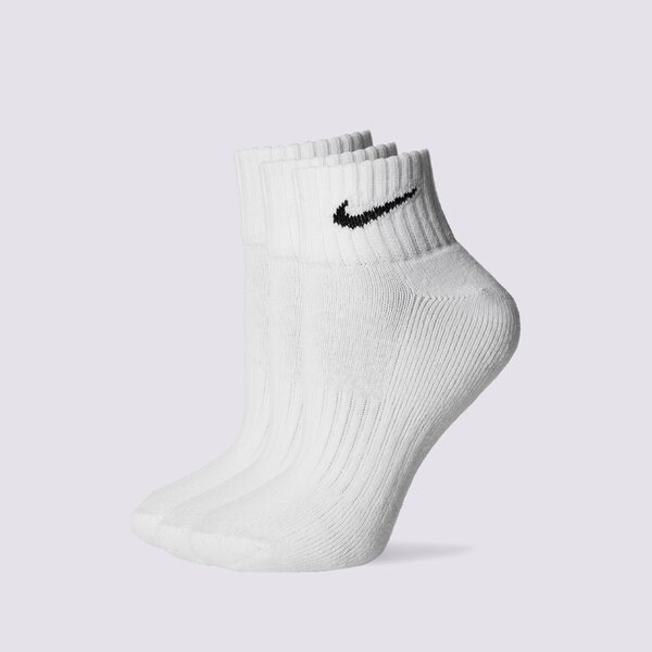 Sieviešu zeķes NIKE ZEĶES CUSH QT 3PR sx4926-101 krāsa balta