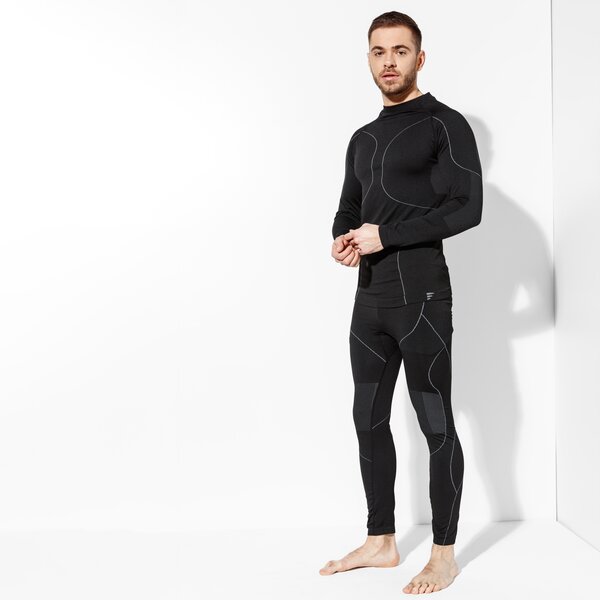 Vīriešu t krekli FEEWEAR T-SHIRT TERMICZNY LS COLDSNAP fw37bim03001 krāsa melna
