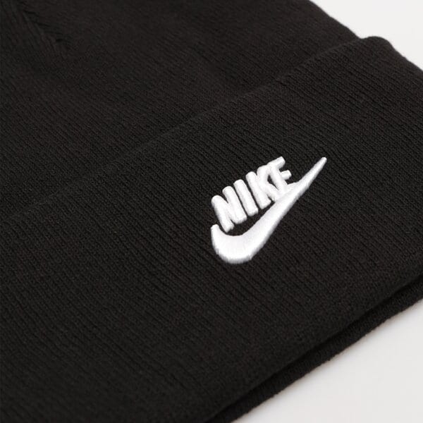 Sieviešu ziemas cepure NIKE CEPURE U NK PEAK BEANIE TC FUT fb6528-010 krāsa melna