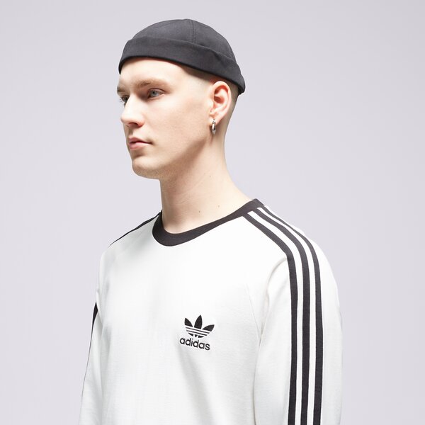 Vīriešu t krekli ADIDAS T SHIRT 3-STRIPES LS T ia4879 krāsa balta