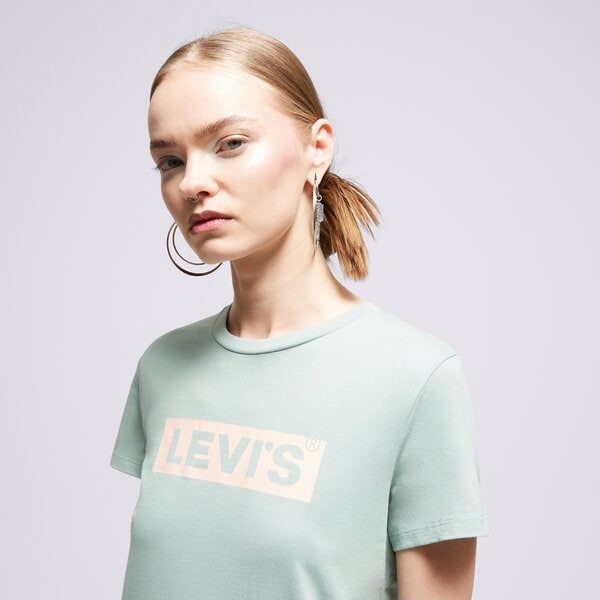 Krekli sievietēm LEVI'S T-SHIRT THE PERFECT TEE GREENS 17369-2245 krāsa zaļa