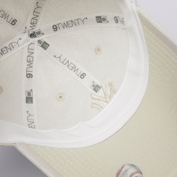 Sieviešu cepure ar nagu NEW ERA CEPURE WMNS LINEN 920 NYY NEW YORK YANKEES 60667643 krāsa bēša