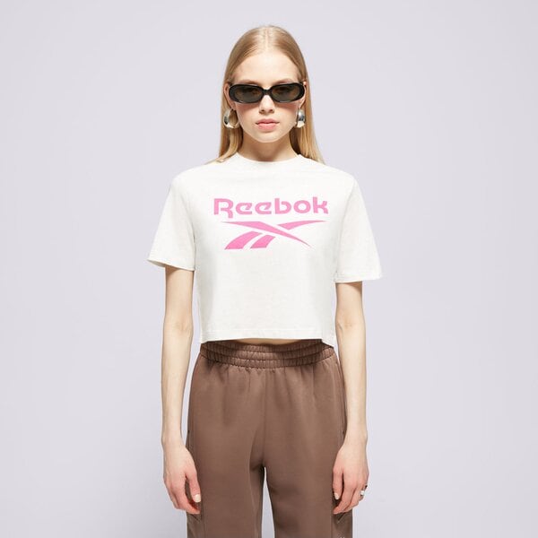 Krekli sievietēm REEBOK T-KREKLS REEBOK IDENTITY BIG LOGO CROP TEE 100075999 krāsa bēša