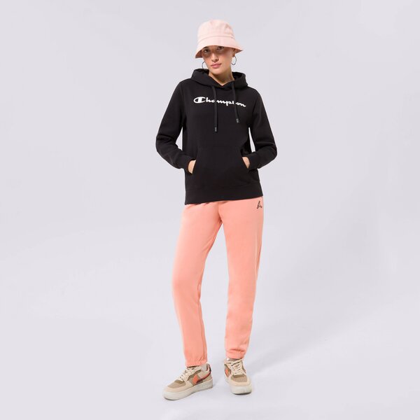 Sieviešu džemperis CHAMPION  DŽEMPERIS AR KAPUCI  HOODED SWEATSHIRT 115687kk001 krāsa melna