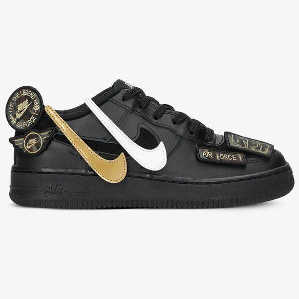 Sporta apavi bērniem NIKE AIR FORCE 1/1 db2812-001 krāsa melna