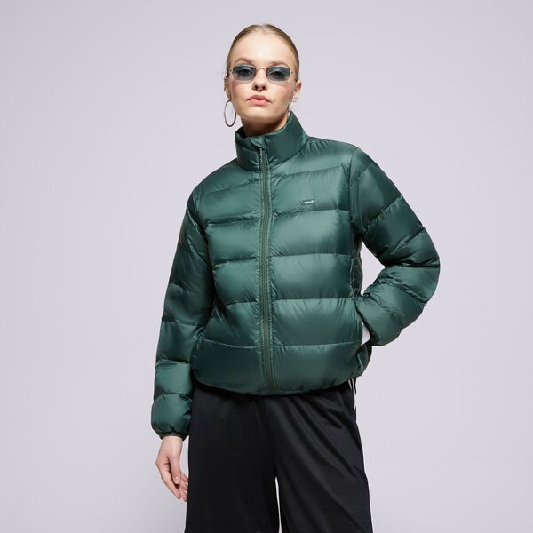 Sieviešu ziemas jaka LEVI'S JAKA ZIEMAS WMS PACKABLE DOWN JACKET GREENS a8320-0008 krāsa zaļa