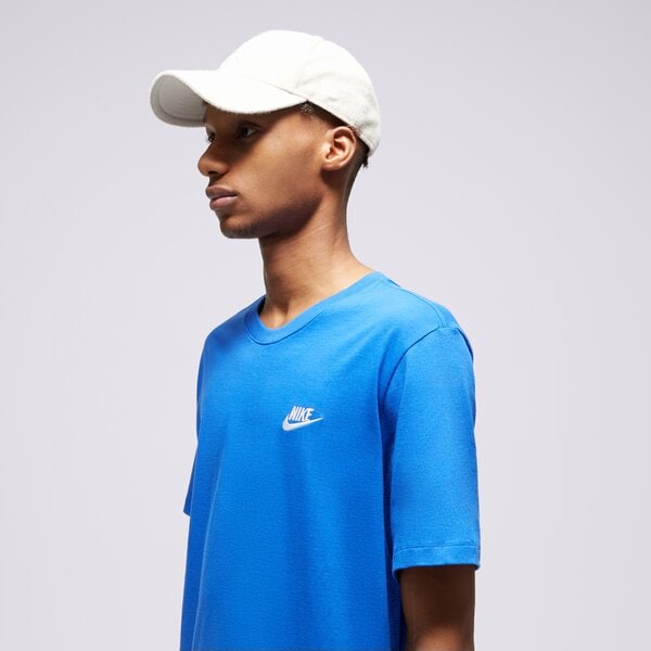 Vīriešu t krekli NIKE T SHIRT SPORTSWEAR CLUB ar4997-480 krāsa zila