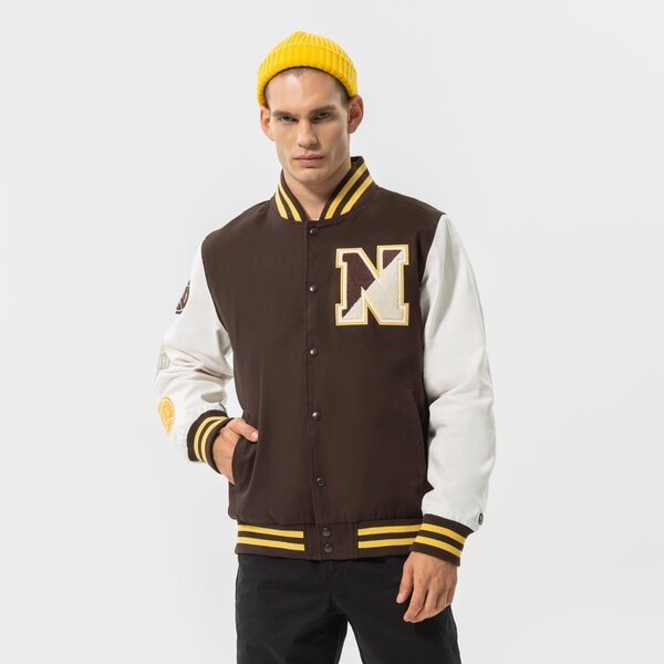 Vīriešu jaka NEW ERA JAKA HERITAGE VARSITY NE NEW ERA BRSOFW 60284780 krāsa brūna