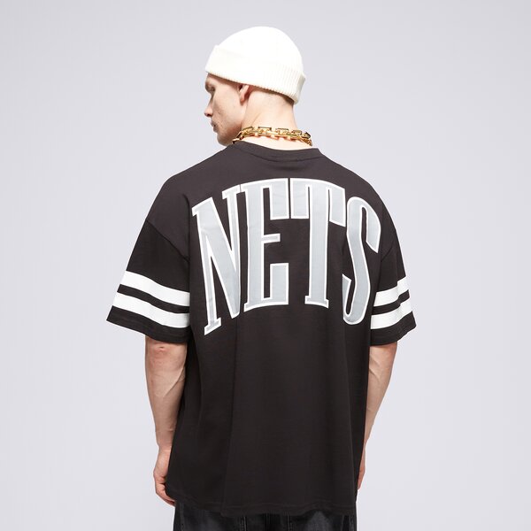 Vīriešu t krekli NEW ERA T-SHIRT NBA ARCH OS NETS BROOKLYN NETS 60435440 krāsa melna