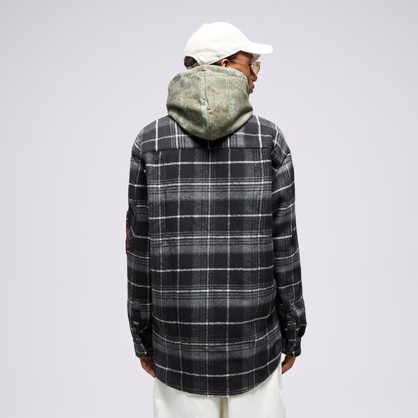 ALPHA INDUSTRIES KREKLS FLANNEL 108145198 krāsa melna