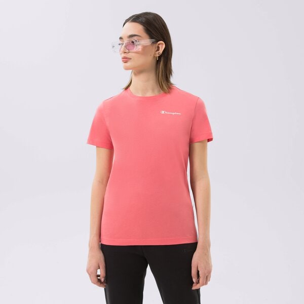 Krekli sievietēm CHAMPION T-SHIRT CREWNECK T-SHIRT 115426ps171 krāsa rozā