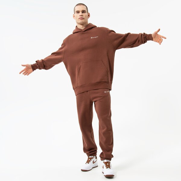 Vīriešu džemperis CHAMPION  DŽEMPERIS AR KAPUCI  HOODED SWEATSHIRT 217917ms534 krāsa brūna
