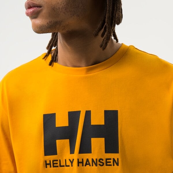 Vīriešu t krekli HELLY HANSEN T-KREKLS HH LOGO T-KREKLS 33979328 krāsa sinepju dzeltenā