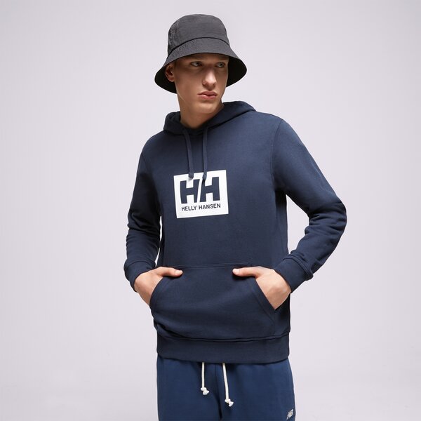 Vīriešu džemperis HELLY HANSEN  DŽEMPERIS AR KAPUCI  HH BOX HOODIE 53289598 krāsa melna