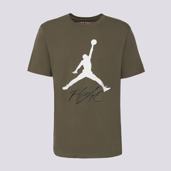 Vīriešu t krekli JORDAN T-SHIRT JUMPMAN FLIGHT HBR TEE ao0664-222 krāsa haki