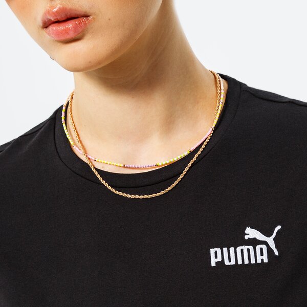 Krekli sievietēm PUMA T-KREKLS ESS+ EMBROIDERY 848331 01 krāsa melna