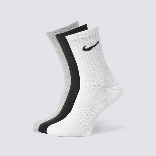 Sieviešu zeķes NIKE ZEĶES 3PPK VALUE COTTON CREW sx4508-965 krāsa daudzkrāsaina