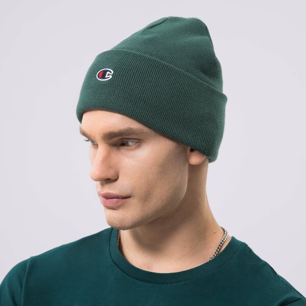 Sieviešu ziemas cepure CHAMPION CEPURE BEANIE CAP 805679gs568 krāsa zaļa