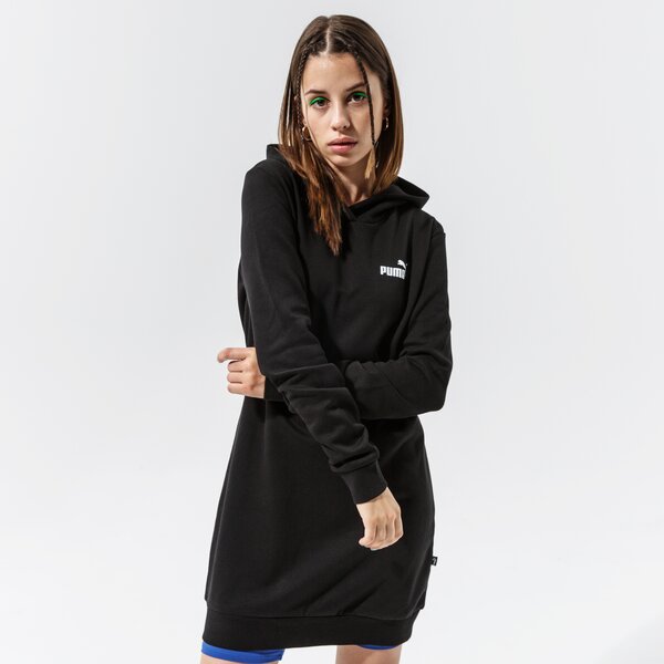 Sieviešu PUMA KLEITA ESS HOODED SPORTA   KOSTIMSS FL - PUMA BLACK 58912901 krāsa melna