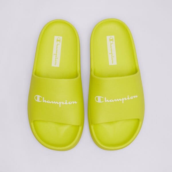 Sieviešu CHAMPION SOFT SLIPPER s11689yl025 krāsa limonkowy