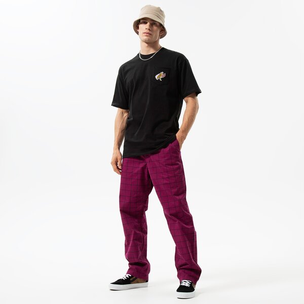 Vīriešu t krekli VANS T-SHIRT CHECKERBOARD RESEARCH TEE vn0a7s6pblk1 krāsa melna