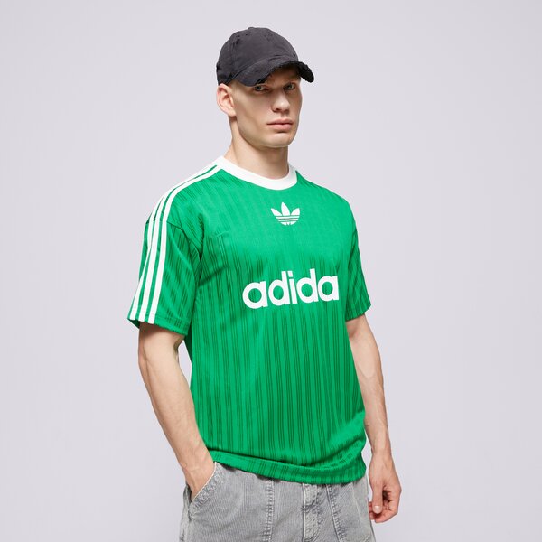 Vīriešu t krekli ADIDAS T-SHIRT ADICOLOR POLY T im9457 krāsa zaļa