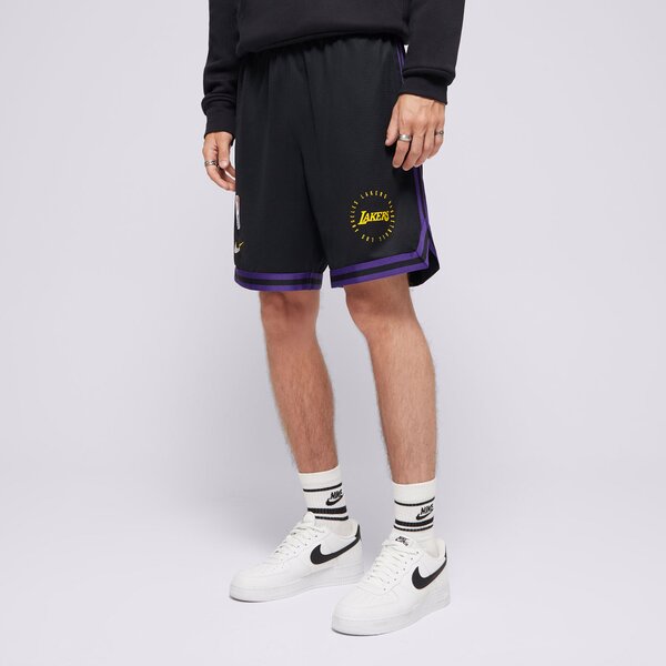 Vīriešu šorti NIKE ŠORTI LAL MNK DF PRGM DNA 8IN SHORT NBA fq3211-010 krāsa melna