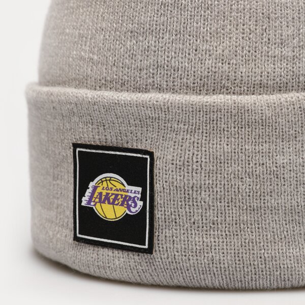 Vīriešu ziemas cepure NEW ERA CEPURE TEAM BEANIE LAKERS LOS ANGELES LAKERS HGROTC 60284965 krāsa pelēka