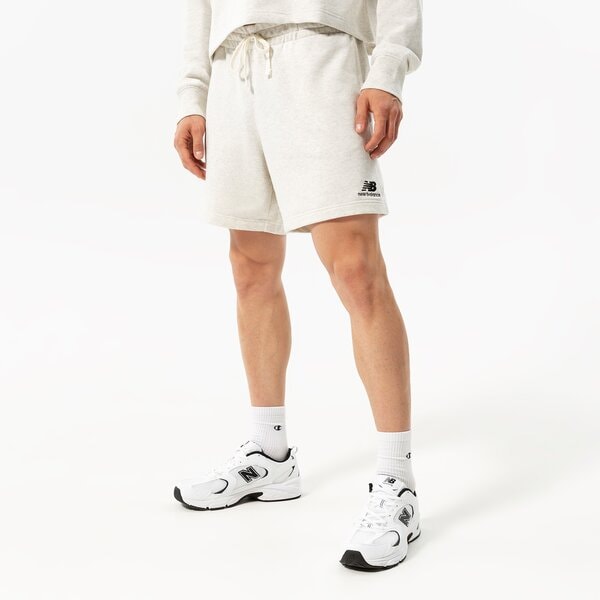 Vīriešu šorti NEW BALANCE ŠORTI NB ESSENTIALS UNI-SSENTIALS FLEECE SHORT us21500sah krāsa pelēka