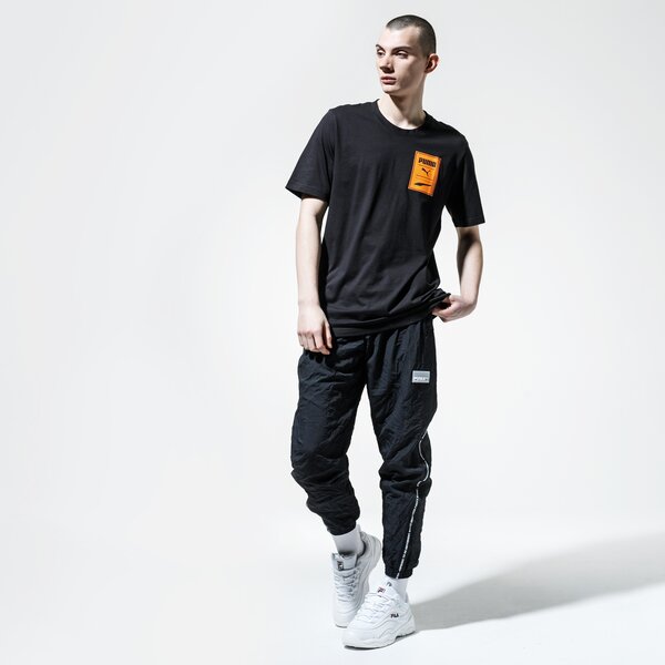 Vīriešu t krekli PUMA T-SHIRT RECHECK PACK GRAPHIC TEE 59788401 krāsa melna