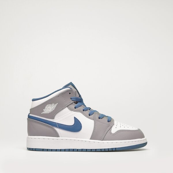 Sporta apavi bērniem AIR JORDAN 1 MID (GS) dq8423-014 krāsa pelēka