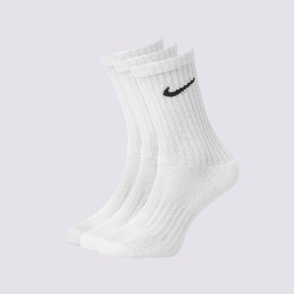 Sieviešu zeķes NIKE ZEĶES 3PPK VALUE COTTON CREW sx4508-101 krāsa balta