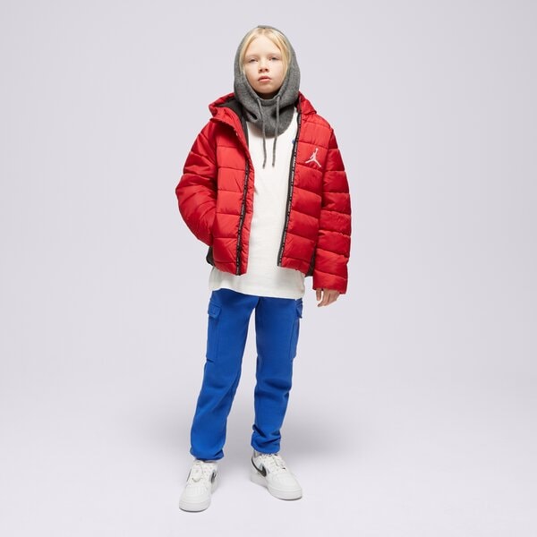 Virsjakas bērniem JORDAN JAKA ZIEMAS FAUX DOWN JACKET BOY 95b667-r78 krāsa bordo