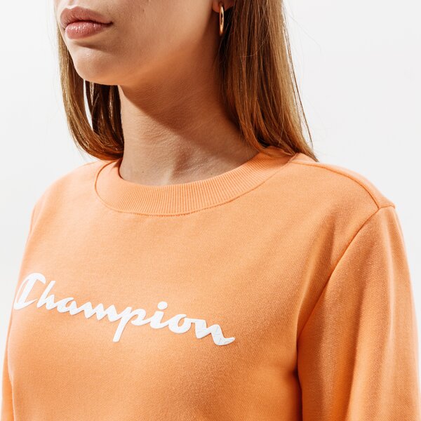 Sieviešu džemperis CHAMPION DŽEMPERIS CREWNECK SWEATSHIRT 112585ps122 krāsa oranža