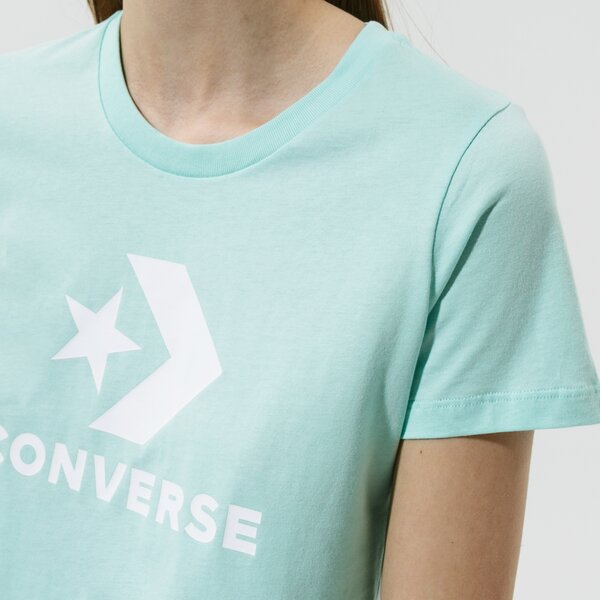 Krekli sievietēm CONVERSE T-SHIRT STAR CHEVRON TEE 10018569-a11 krāsa piparmētra