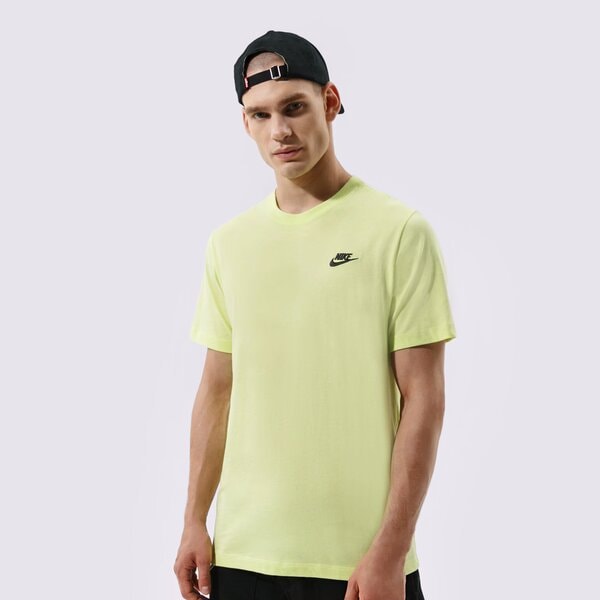 Vīriešu t krekli NIKE T-SHIRT SPORTSWEAR CLUB ar4997-736 krāsa dzeltena