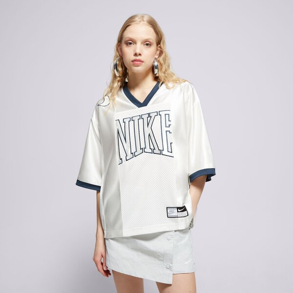 Krekli sievietēm NIKE T-SHIRT W NSW STREET SS GX JRSY TOP hj0280-133 krāsa krēmīga